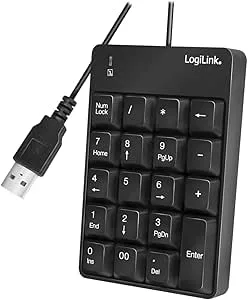 LogiLink ID0184 Numeriskt extra tangentbord med USB-port