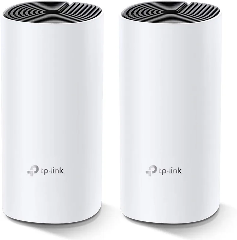 TP-Link Deco M4 Mesh System (2-pack), AC1200 Dual Band Router (räckvidd upp till 260 m², perfekt för stora hus med flera enheter) Vit : Tp-Link