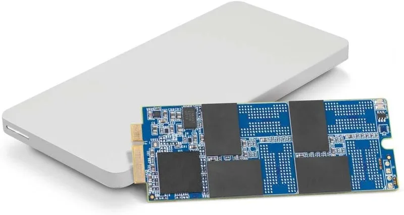 OWC 500 GB Aura Pro 6G SSD och Envoy Pro uppgraderingssats för 2012–2013 MacBook Pro med Retina-skärm