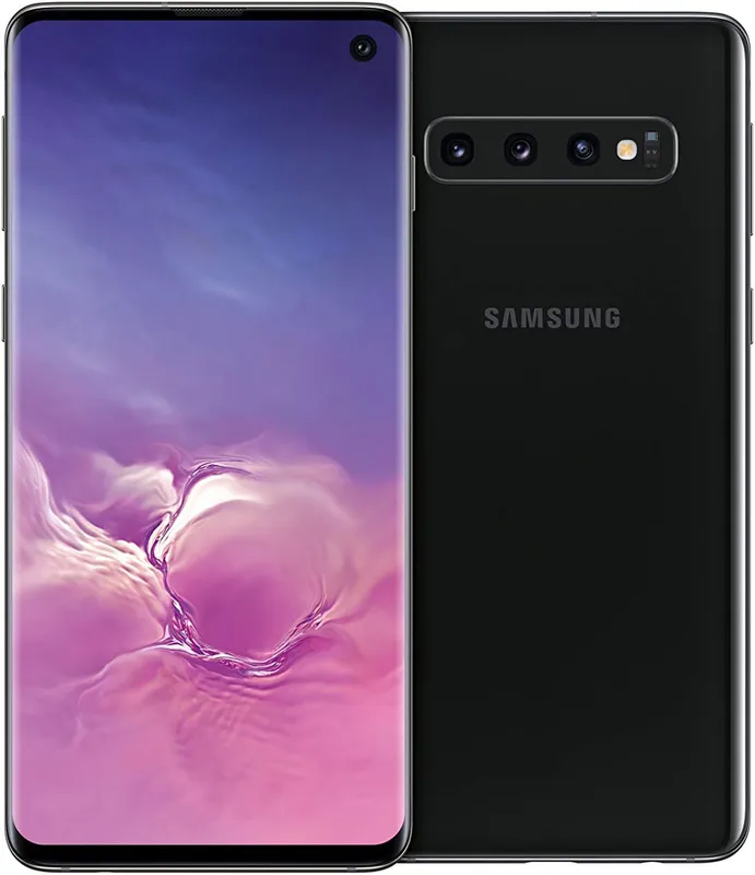 Samsung Galaxy S10 Dual SIM-prisma svart tysk