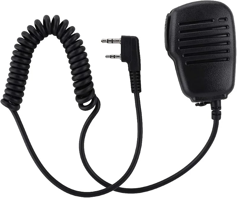 Walkie Talkie högtalarmikrofon, vattentät 2-stifts mini PTT