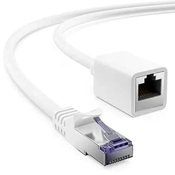 deleyCON 2m CAT7 Patchkabel-Förlängning för Ethernet LAN Nätverkskabel