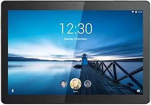 Lenovo Tab M10 HD 10,1 tums surfplatta, Android 9,0, 16 GB lagring, fyrkärnig processor, WiFi, Bluetooth, ZA4G000US, skiffer svart
