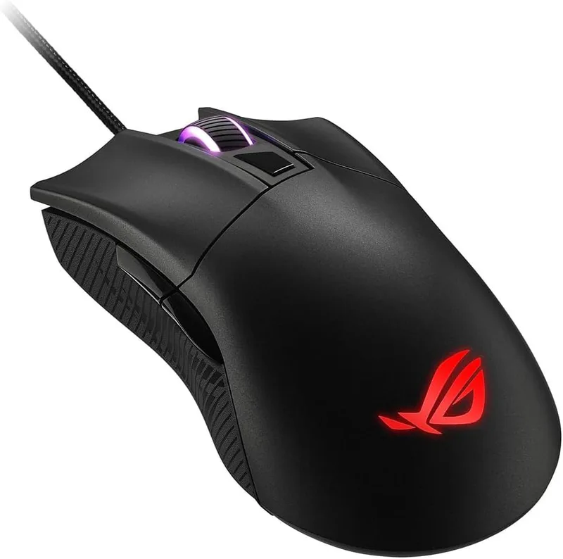 Asus ROG Gladius II Core spelmus (6200 DPI sensor, Aura Sync belysning, avtagbar brytare) svart : Asustek