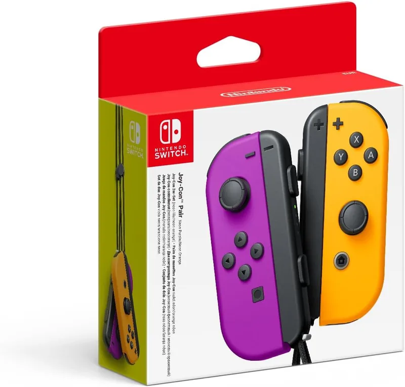 Nintendo Switch Joy-Con Pair Neon Purple/Neon Orange