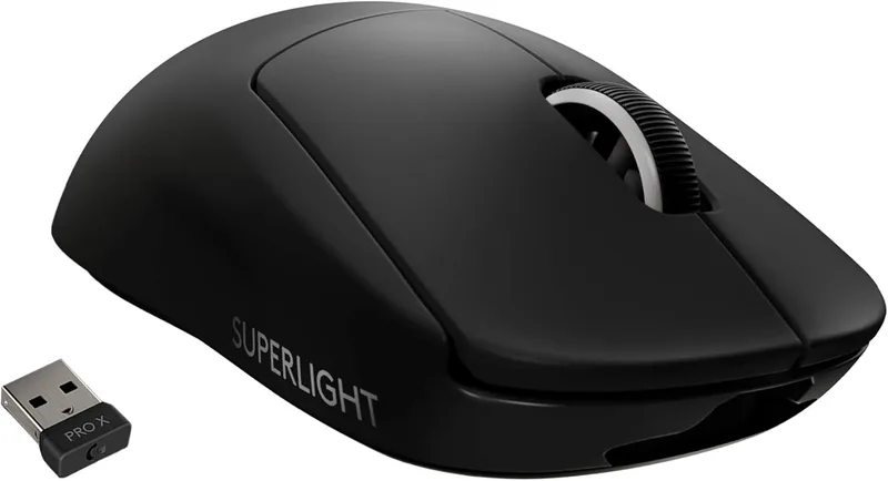 Logitech PRO X SUPERLIGHT Trådlös Gamingmus