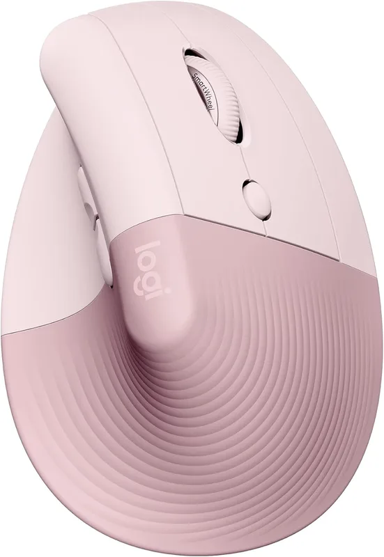 Logitech - Lift Right Vertical Ergonomic Mouse, Graphite/Black