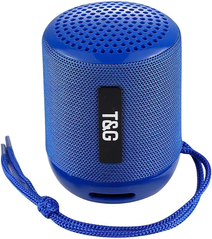 ELLENNE BÄRBAR BLUETOOTH SPEAKERSKALL UPPLADDNING 5W WATERPROOF FM-HÖGTALARE TG129 (Blå)
