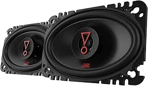 JBL Stage3 6427 2-vägs bilhögtalare set från Harman Kardon – 175 watt oval bilhögtalare boxning – stor 4 tum x 6 tum – 10 x 15 cm, svart