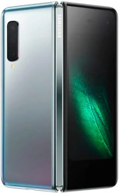 Samsung Galaxy Fold 5G Smartphone (512 GB internminne, 12 GB RAM, Dual SIM) rymdsilver