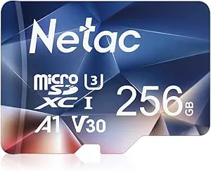 Netac 256 GB Memory Card ， Micro SD-kort