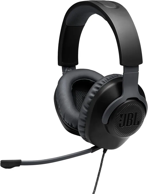 JBL Quantum 100 Over-Ear Wired Gaming Headphones