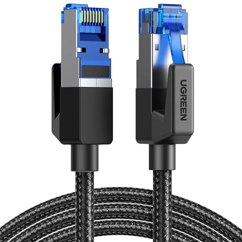 UGREEN Cat8 RJ45 Ethernet Kabel flätad 40Gbps
