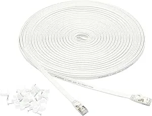 Amazon Basics platt RJ45 Cat-7 Gigabit nätverkskabel