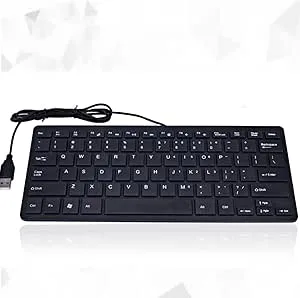 USB-trådbundet minitangentbord, 78-tangenters universellt ultratunt tangentbord, bärbart multimedia-minitangentbord för stationära datorer Bärbar PC