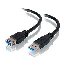 5 meter USB 2.0 A hane till en hona förlängningskabel