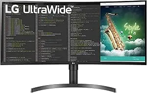 LG 35BN77CP-B.AEU platta pc-skärmar 88,9 cm (35") 3440 x 1440 pixlar Quad HD LED Svart