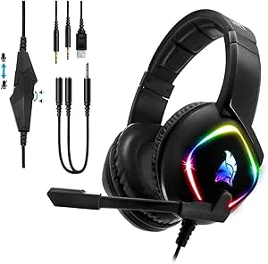 EMPIRE GAMING Dark Rainbow G-HD10 RGB Gamer Headset
