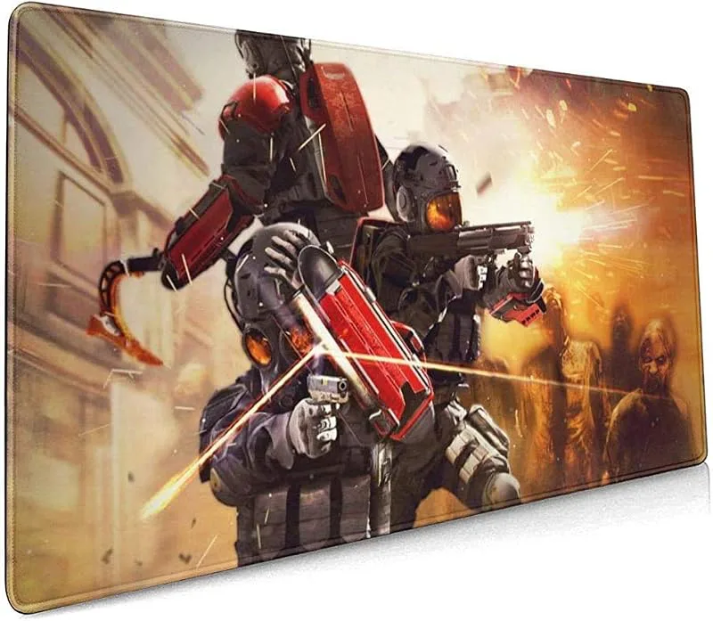 Resident Evil Umbrella Corps musmatta rektangel halkfri gummi elektronisk sport överdimensionerad stor musmatta spel dedikerad, 40 x 80 cm