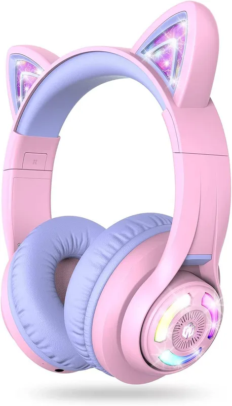 iClever Bluetooth-hörlurar för barn över öra