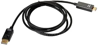 Lindy 41499 videokabel adapter 2 m HDMI + USB Type-A DisplayPort Sort