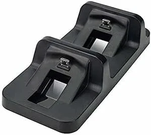 INF Dubbel laddningsstation kompatibel med PS4/PS4 Slim / PS4 Pro-styrenhet