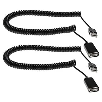 Honeywell Kabel USB Spiral 3m Svart