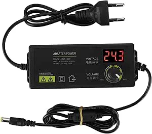 Strömförsörjningsadapter, 60 W 1,7A AC DC strömadapter, transformator, 3-36 V, justerbar adapter för LCD-skärm, LED-ljusstång, motor, router, spelspelare
