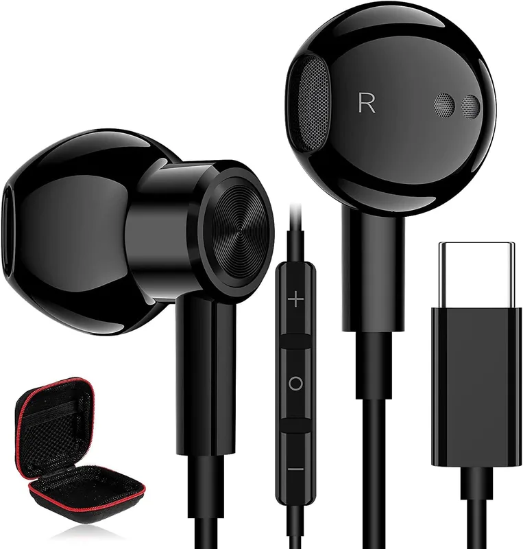 iMangoo USB C Headphones for Samsung A33 A53 S20 FE S21 FE