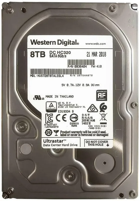 WD Ultrastar DC HC320 HUS728T8TALE6L4