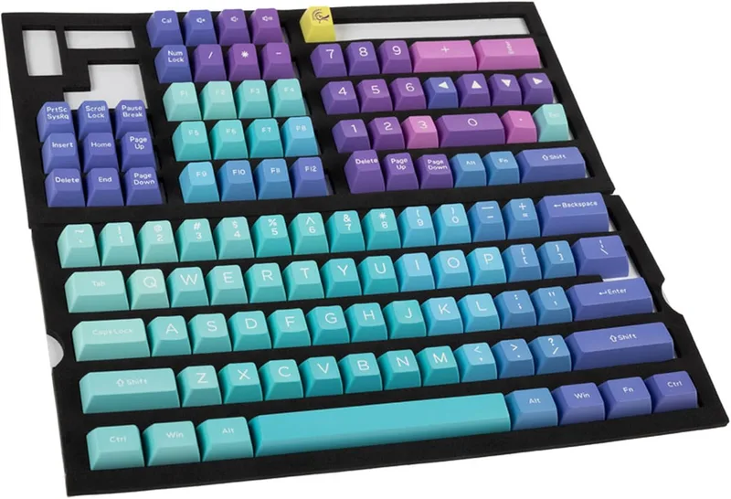 Ducky Azure PBT knappsats