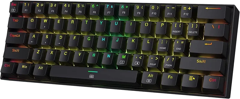 Redragon K630 Dragonborn 60 % trådbundet RGB-speltangentbord