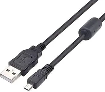 Adhiper UC E6 dsc w170 USB-kabelbyte dataöverföring synkabel 8-stifts kompatibel för digitalkamera Nikon UC E6 sony Cyber-Shot DSCW800 DSCW830 DSC-H200 DSC-H300 (1M)