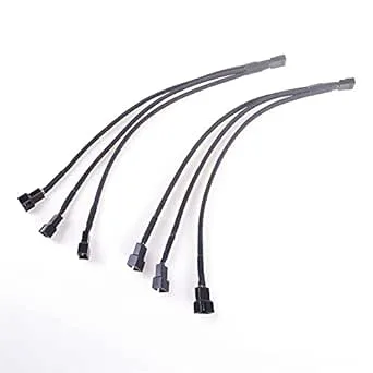 ANGEEK 2 stycken 27 cm datorfläktkabel PWM-adapter