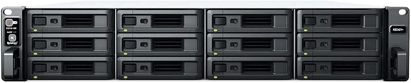 Synology RS2421RP+ NAS-system (HomePlug) 12bay 19 tum AMD Ryzen svart en storlek