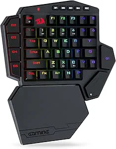 Redragon K585 DITI Trådlöst mekaniskt tangentbord med en hand