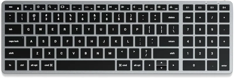SATECHI Slim X2 Bluetooth-tangentbord med numerisk knappsats