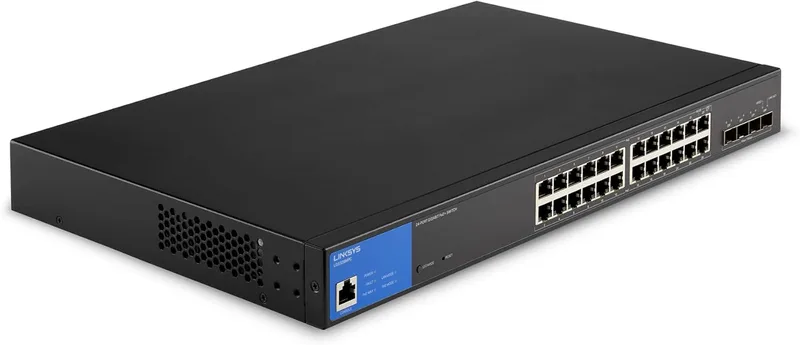 Linksys LGS328MPC-EU 24portars Gigabit nätverksswitch