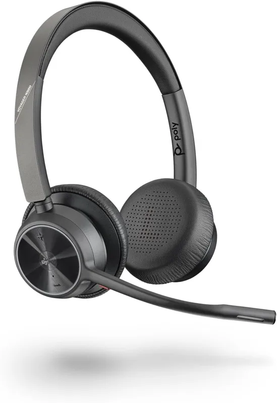 POLY BT Headset Voyager 4320 UC Stereo USB-A Teams