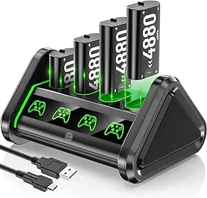 OIVO Uppladdningsbara batterier för Xbox One/Xbox Series X