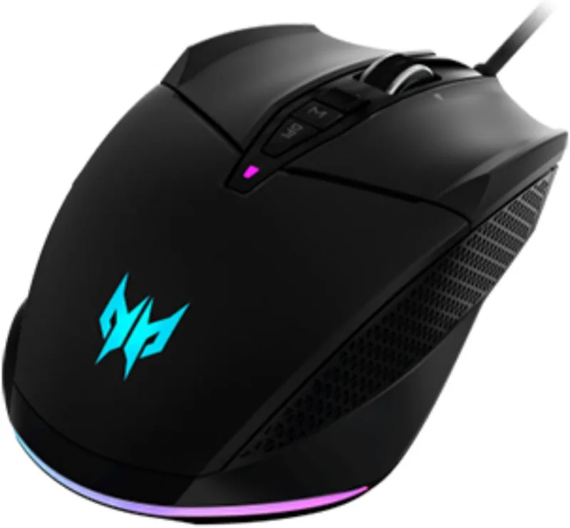 Predator Cestus 335 spelmus (19 000 DPI, 400 IPS-spårning, 10 programmerbara knappar, 0,5 ms svarstid, RGB-belysning) svart