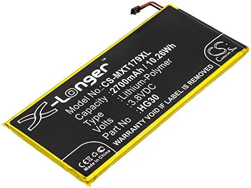 TECHTEK batterier kompatibel med [Motorola] Moto G5S
