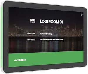 LOGITECH - VIDEO COLLABORATION TAP SCHEDULER - OFF-WHITE - WW