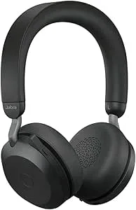 Jabra Office Trådlösa Hörlurar, Jabra Evolve2 75 Link380c Ms Stereo Black