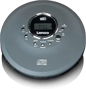 Lenco CD-340 CD-spelare med högtalare