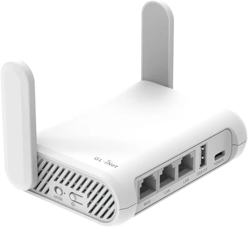 GL.iNet GL-SFT1200 (Opal) Secure Travel WiFi Router AC1200