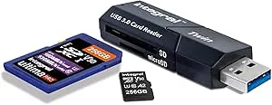 Integral Micro SD & SD USB 3.0 minneskortläsare adapter