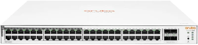 Hewlett Packard Enterprise Aruba Instant On 1830 48G 24p Class4 PoE 4SFP 370W