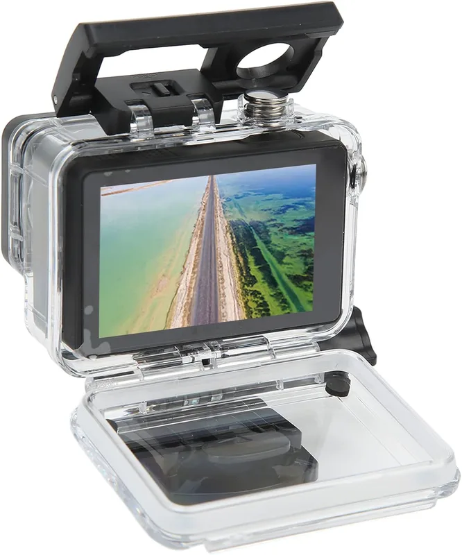 Wifi Actionkamera, 2.4G WIFI 4K 30FPS 20M Undervattens Vattentät Kamera Mini DV Undervattensfotograferingsvideokameror