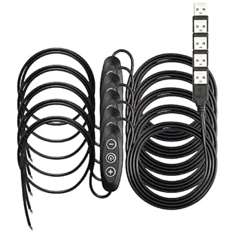 SinLoon Set med 5 USB-strömkablar